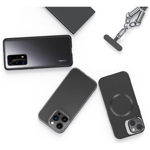 Smycz do telefonu z kablem do ładowania Usams SJ745 60W USB-C do USB-C 1.2m czarny