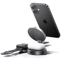 USAMS Składana ład. indukcyjna 3w1 15W do telefonu/Apple Watch/słuchawek CD234WXC01 (US-CD234)