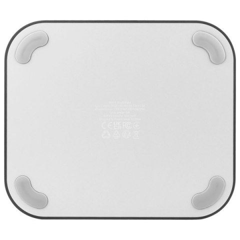 Proove 3w1 Lampka nocna + budzik Day & Night LED 1200mAh 3W z ład. indukcyjną 15W szary/dark gray