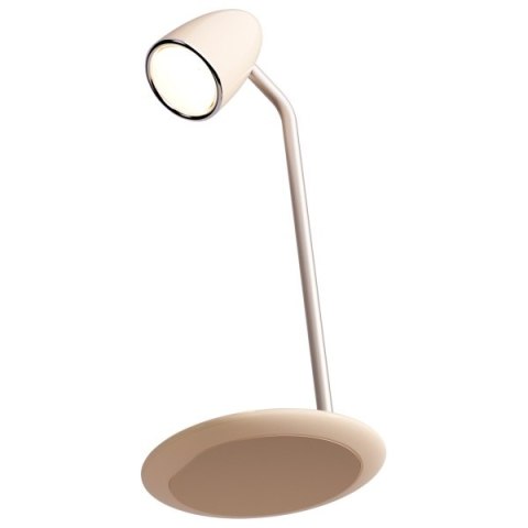 Proove Lampka biurkowa Modern LED 10W z ład. indukcyjną 15W beżowy/beige