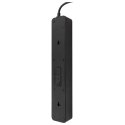 Proove Listwa zasilająca 2m 3000W Power Socket P-04 (4xAC + 4xUSB + 2xType-C) czarny/black