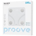 Proove Waga Smart Scale Balance Bluetooth biały/white