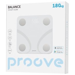 Proove Waga Smart Scale Balance Bluetooth biały/white