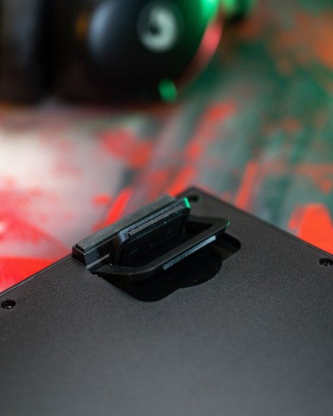 Marvo K638B, klawiatura US, do gry, przewodowa (USB), czarna, podświetlenie