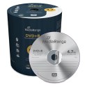 MediaRange DVD+R, mr443, 4.7GB, 16x, spindle, 100-pack, bez możliwości nadruku, 12cm, do archiwizacji danych