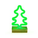 Neon Wood Stand LED TREE green FLNW03 Forever Light