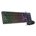 Genius GX GAMING Scorpion KM-GX6, Zestaw klawiatur CZ/SK, do gry, przewodowa (USB), czarna