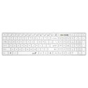 Genius SlimStar 126 COPILOT, klawiatura CZ/SK, klasyczna, przewodowa (USB), biała