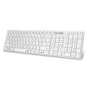 Genius SlimStar 126 COPILOT, klawiatura CZ/SK, klasyczna, przewodowa (USB), biała