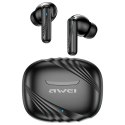 AWEI słuchawki Bluetooth 5.3 TA6 ANC+ stacja dokująca czarny/black
