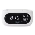 Budzik ADLER AD 1186 white