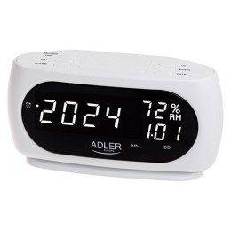 Budzik ADLER AD 1186 white