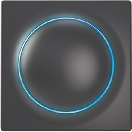 FIBARO Walli Dimmer, Black, Z-Wave EU Fibaro | FGWDEU-111-8 | Walli Dimmer | Black