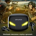 Słuchawki Bluetooth 5.0 T35 TWS + Stacja dokująca -Dla Graczy- czarne