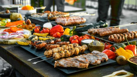 Teesa BBQ 5007 MASTER grill gazowy - 5 palników- miejsce na butlę