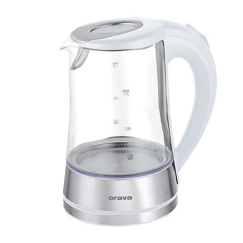 Szklany czajnik elektryczny VK-4017 W, 2200W, biała, Orava
