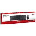 Genius SlimStar C126 COPILOT, zestaw klawiatura z optyczną myszką, CZ/SK, przewodowa (USB), czarna, niski profil