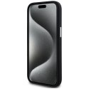 Etui Karl Lagerfeld Silicone Metal Script Logo do iPhone 15 czarny