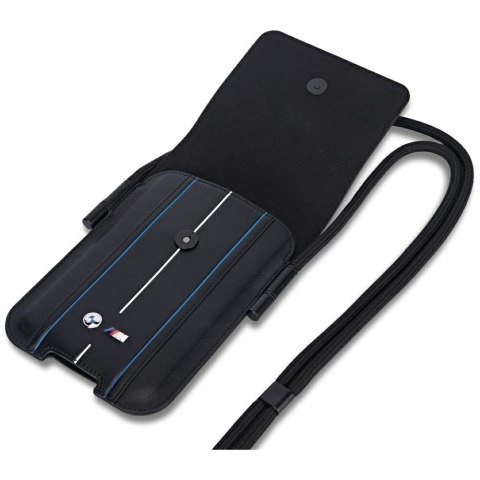 Torebka BMW Phone Pouch Blue Stripes czarny