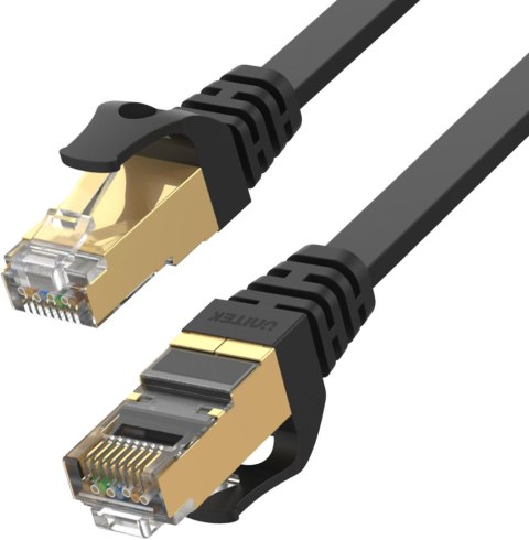Kabel Ethernet Unitek patchcord cat.7 SSTP (8P8C), RJ-45 LAN, przewód sieciowy 15m, płaski