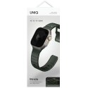 UNIQ pasek Stride Apple Watch Series1/2/3/4/5/6/7/8/9/SE/SE2/Ultra/Ultra 2 42/44/45/49mm FKM Rubber Strap ciemnozielony/moss gre