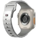 UNIQ pasek Stride Apple Watch Series1/2/3/4/5/6/7/8/9/SE/SE2/Ultra/Ultra 2 42/44/45/49mm FKM Rubber Strap szary/chalk grey