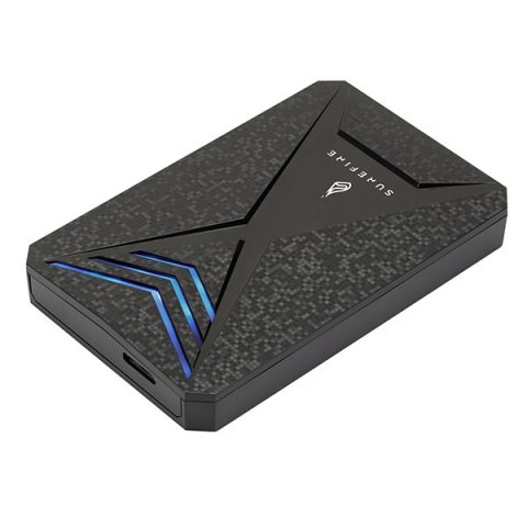 SSD Zewnętrzny Surefire GX3 Gaming, 53683, 512GB, czarny, 2.5", USB micro B
