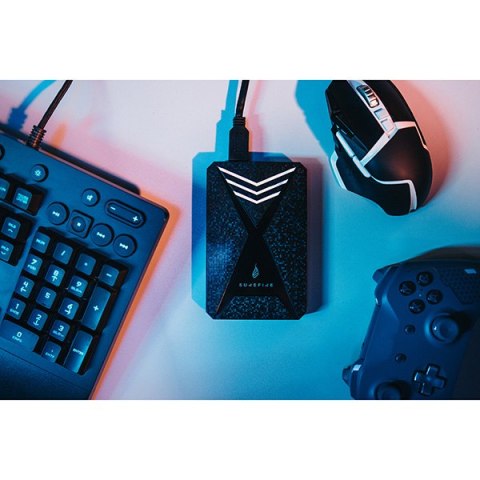 SSD Zewnętrzny Surefire GX3 Gaming, 53683, 512GB, czarny, 2.5", USB micro B
