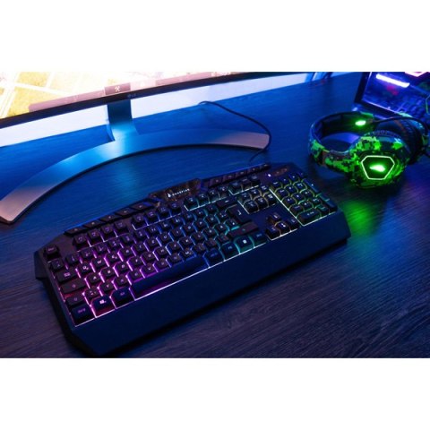 Surefire Skirmish, słuchawki z mikrofonem, przewodowazielona, 2.0 (Stereo), 2x 3.5 mm jack + USB