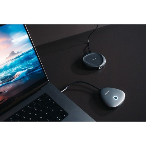 Bezprzewodowy adapter USB-C z koncentratorem WDA02 Share My Screen 4K 32147, czarny, długość przewodu 15cm, Verbatim