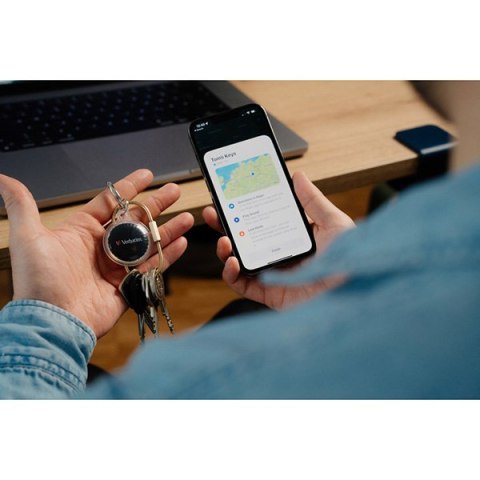 Lokalizator Bluetooth My Finder Coin czarny, 32133, Verbatim