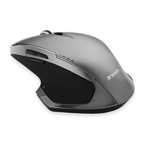 Mysz bezprzewodowa, Verbatim Deluxe, szara, optyczna, 1600DPI