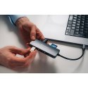 USB (3.2) hub 9-port, 32152, szary, długość przewodu 15cm, Verbatim, 2x USB C, 3x USB A, 1x HDMI, czytnik SD/micro SD