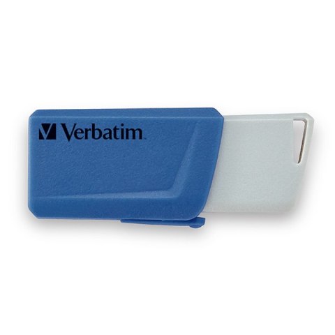 Verbatim USB flash disk, USB 3.0, 32GB, Store N Click, mix kolorów, 49308, USB A, z wysuwanym złączem. 2 szt