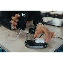 Verbatim, Podstawka ładująca 3 w 1, na iPhone i Apple Watch, czarna, 15V, 44W, Certifikat MFi i Qi