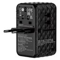 Verbatim, Uniwersalny adapter podróżny 2x USB-C PD i QC 4+, 1x USB-C PD 3.0, 1x USB-A QC, czarny, 140 W