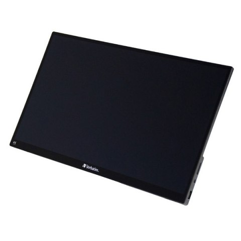 Verbatim monitor przenośny dotykowy, PMT-15-4K, 15.6", Ultra HD 4K (3840x2160), 60Hz, czarny