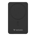 Verbatim, powerbank z ładowaniem bezprzewodowym, 5V, ładowanie telefonu, 32227, 10000mAh, Mocowanie magnetyczne, Czarny