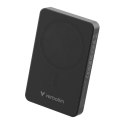 Verbatim, powerbank z ładowaniem bezprzewodowym, 5V, ładowanie telefonu, 32227, 10000mAh, Mocowanie magnetyczne, Czarny