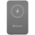 Verbatim, powerbank z ładowaniem bezprzewodowym, 5V, ładowanie telefonu, 32249, 10 000mAh, Mocowanie magnetyczne, szara