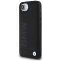 Etui BMW Leather Hot Stamp do iPhone 16e czarny