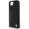 Etui BMW Leather Hot Stamp do iPhone 16e czarny