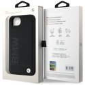 Etui BMW Leather Hot Stamp do iPhone 16e czarny