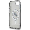 Etui Karl Lagerfeld IML Metal Karl & Choupette Heads MagSafe do iPhone 16e czarny