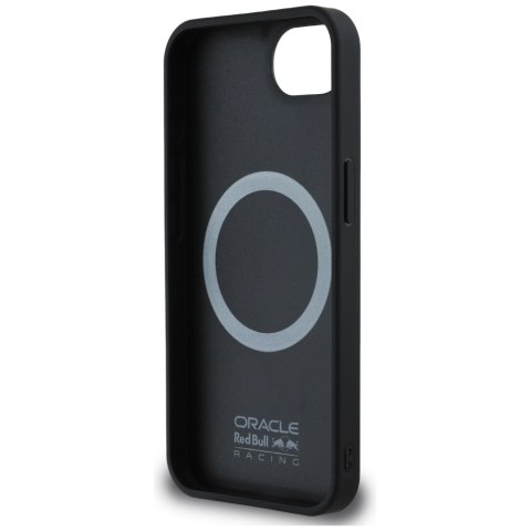 Etui Red Bull Meshed Debossed Bull MagSafe do iPhone 16e granatowy