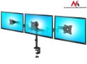 Uchwyt biurkowy na 3 monitory LCD podwójne ramiona MC-691 13"-27" 8kg