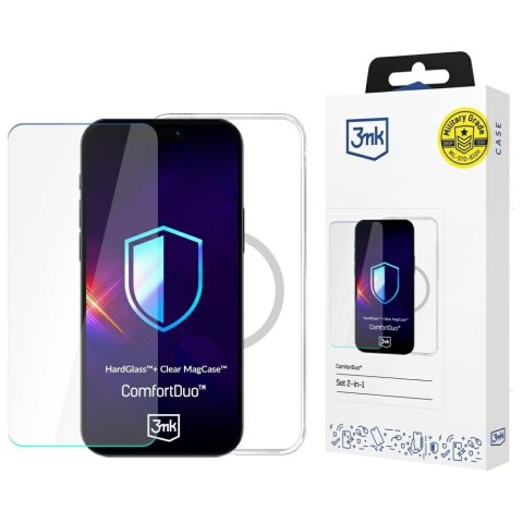 Zestaw 3MK ComfortDuo Clear MagCase do Samsung Galaxy S25