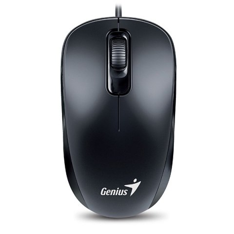 Mysz przewodowa, Genius DX-110, czarna, optyczna, 1200DPI, USB-C