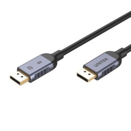 Kabel DisplayPort 1.4 Unitek C1628GY01-1.5M, 8K@60Hz, 4K@240Hz, 1,5m