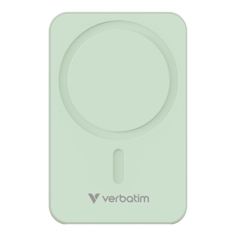 Powerbank Verbatim Charge 'n' Go Essentials Magnetic Wireless 20000mAh USB-C PD 3.0 Green